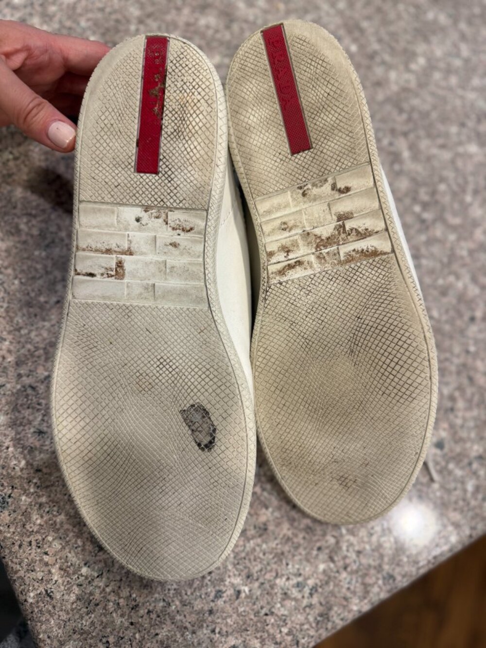 Men's white Prada Sneakers Size 11 - Picture 4 of 4